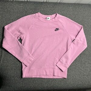 Nike Women's Pink Crew Neck Sweater